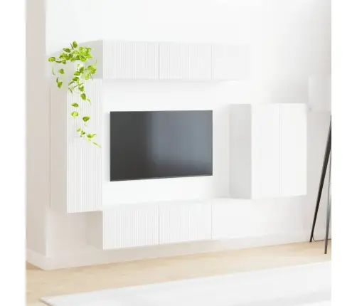 Seinale Kinnitatav 6 Pcs Valge