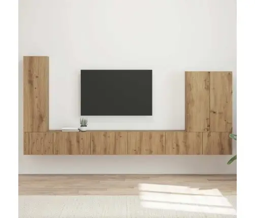 6 Pcs Artisānā Ozols Vidaxl