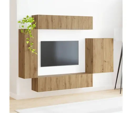 6 Pcs Artisānā Ozols Vidaxl