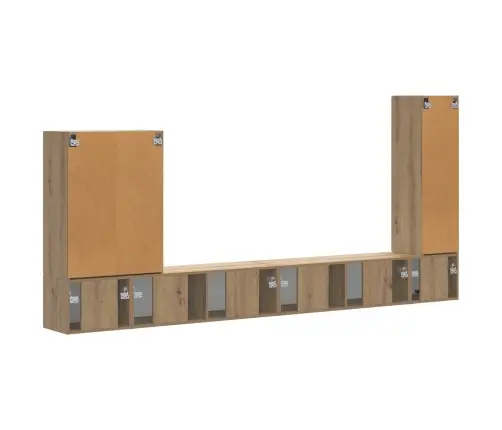 6 Pcs Artisānā Ozols Vidaxl