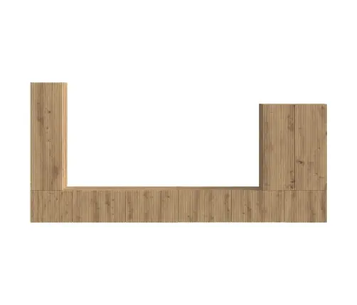 6 Pcs Artisānā Ozols Vidaxl