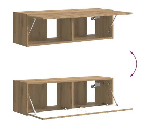 6 Pcs Artisānā Ozols Vidaxl