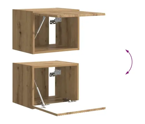 6 Pcs Artisānā Ozols Vidaxl