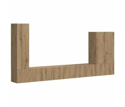 6 Pcs Artisānā Ozols Vidaxl