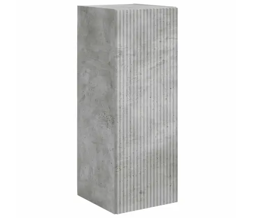 Tv Spintelių Komplektas 2 Pcs Betono Pilka Apdirbta Mediena