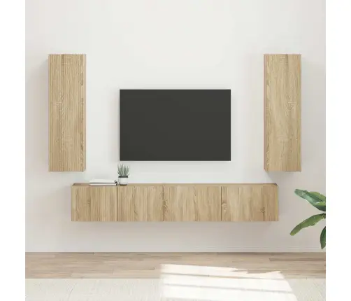 Telerikapi Komplekt 3 Pcs Sonoma Tamm Tehispuit