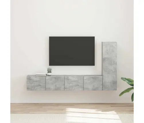 Telerikapi Komplekt 2 Pcs Betoonhall Tehispuit