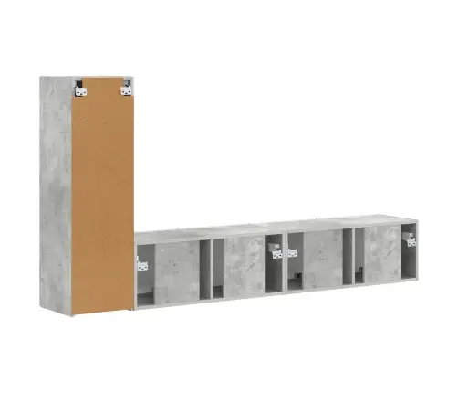 Telerikapi Komplekt 2 Pcs Betoonhall Tehispuit