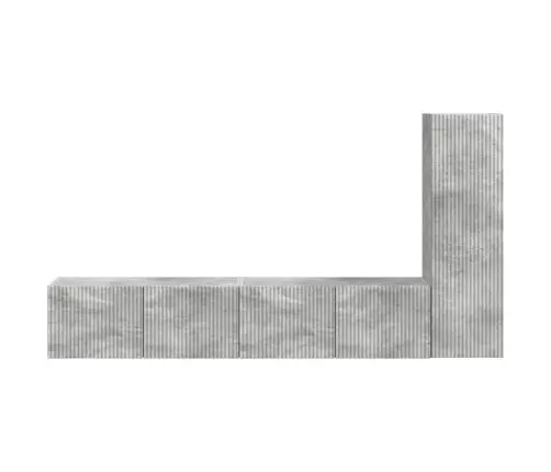 Telerikapi Komplekt 2 Pcs Betoonhall Tehispuit