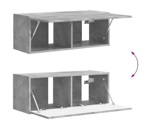 Telerikapi Komplekt 2 Pcs Betoonhall Tehispuit