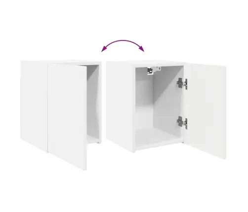 Tv Skapīšu Komplekts 4 Pcs Balts Inženierijas Koks Vidaxl