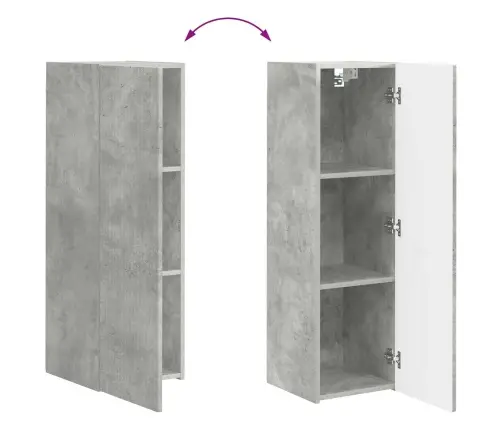 Telerikapi Komplekt 4 Pcs Betoonhall Tehispuit