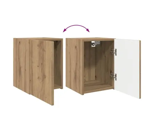 Tv Spintelių Komplektas 4 Pcs Amatininkų Ąžuolas