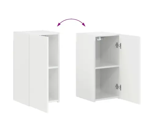 Tv Skapīšu Komplekts 3 Pcs Augsta Spīduma Baltā Krāsa Vidaxl