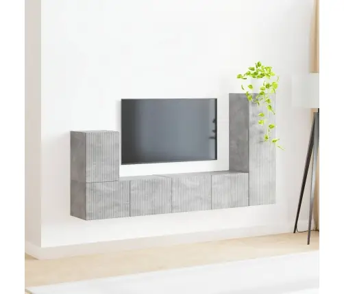 Telerikapi Komplekt 3 Pcs Betoonhall Tehispuit