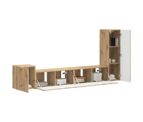 Telerikapi Komplekt 3 Pcs Käsitööpuu Tehispuit