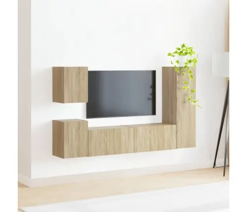 Telerikapi Komplekt 4 Pcs Sonoma Tamm Tehispuit