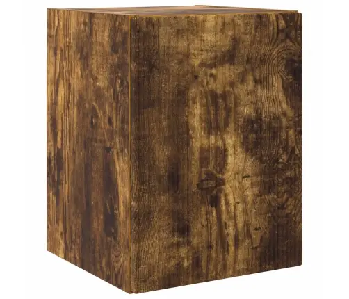 Tv Skapīšu Komplekts 4 Pcs Dūmaka Ozols Inženierijas Koks Vidaxl