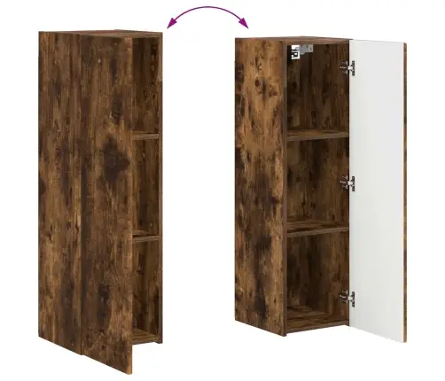 Telerikapi Komplekt 4 Pcs Suitsetatud Tamm Tehispuit