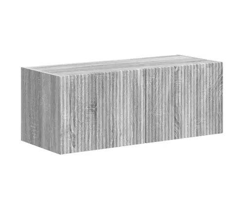 Tv Skapīšu Komplekts 4 Pcs Pelēks Sonoma Inženierijas Koks Vidaxl