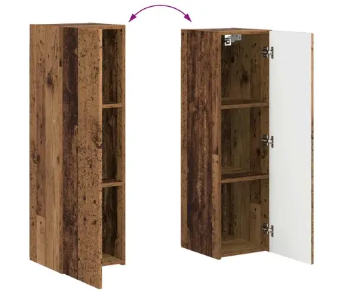 Tv Skapīšu Komplekts 4 Pcs Vecs Koks Inženierijas Koks Vidaxl