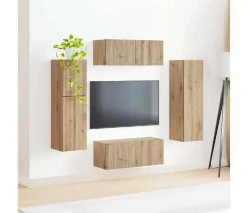 Telerikapi Komplekt 4 Pcs Käsitööpuu Tehispuit