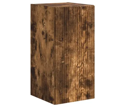 Tv Spintelių Komplektas 4 Pcs Rūkyta Ąžuolas Apdirbta Mediena