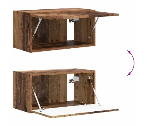 Tv Skapīšu Komplekts 4 Pcs Vecs Koks Inženierijas Koks Vidaxl