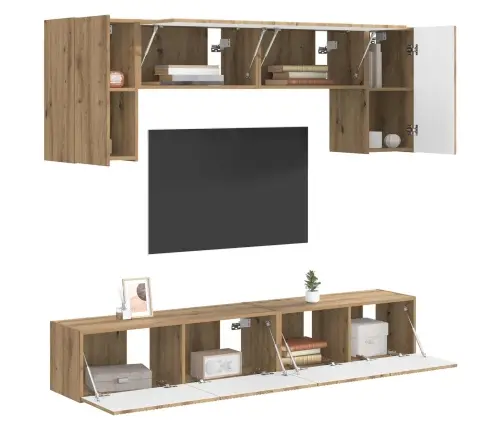 Telerikapi Komplekt 5 Pcs Hall Sonoma Tehispuit