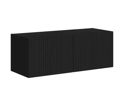 Tv Skapīšu Komplekts 6 Pcs Melna Inženierijas Koks Vidaxl