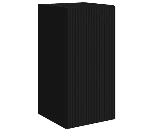 Tv Skapīšu Komplekts 6 Pcs Melna Inženierijas Koks Vidaxl