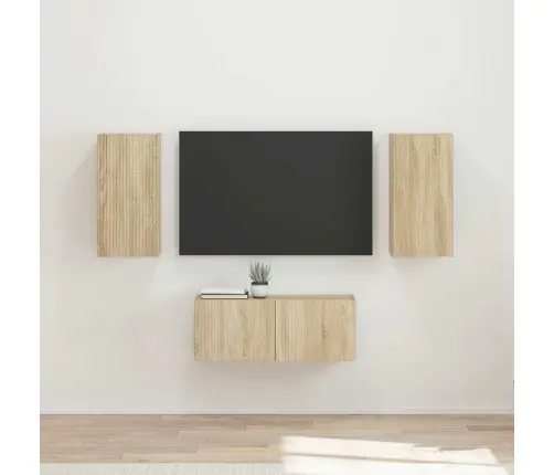 Telerikapi Komplekt 6 Pcs Sonoma Tamm Tehispuit