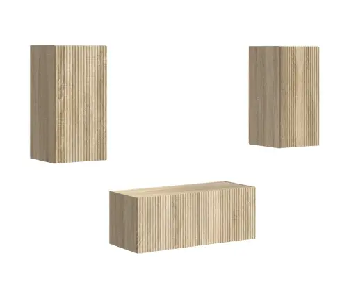 Telerikapi Komplekt 6 Pcs Sonoma Tamm Tehispuit