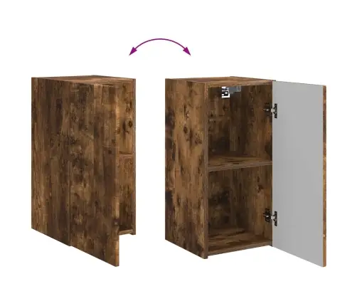 Telerikapi Komplekt 6 Pcs Suitsetatud Tamm Tehispuit