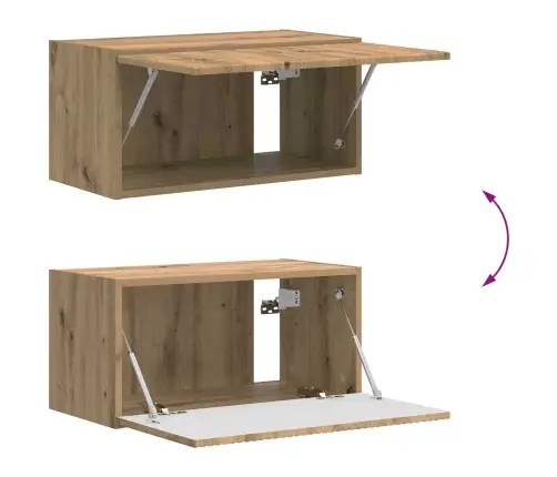 Tv Spintelių Komplektas 5 Pcs Amatininkų Ąžuolas