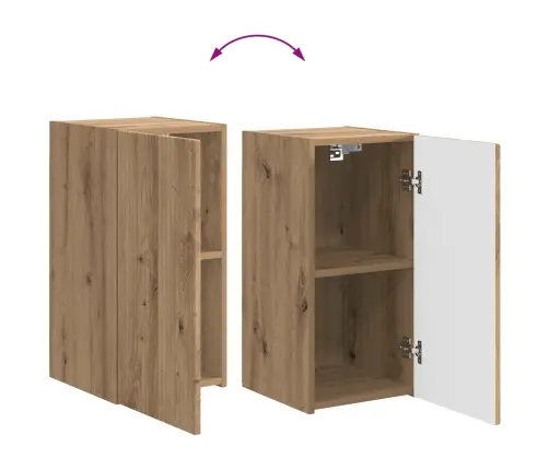 Tv Spintelių Komplektas 5 Pcs Amatininkų Ąžuolas