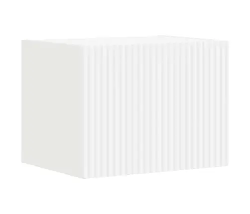 Telerikapi Komplekt Seinale Kinnitatav 5 Pcs Valge Tehispuit