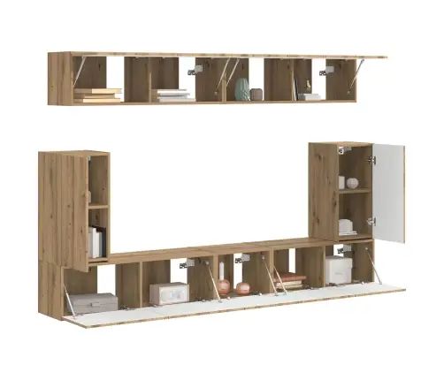 Telerikapi Komplekt 5 Pcs Käsitööpuu Tehispuit