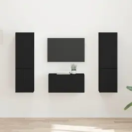 Telerikapi Komplekt 5 Pcs Must Tehispuit