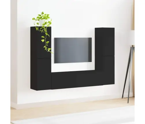 Telerikapi Komplekt 6 Pcs Must Tehispuit