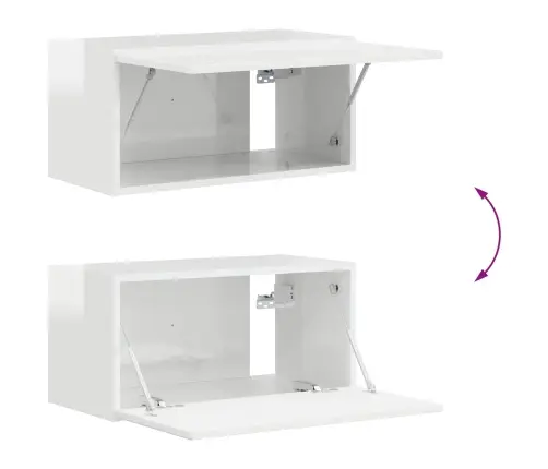 3 Pcs Aukštai Blizganti Balta