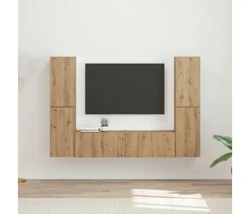 3 Pcs Artisānā Ozols Vidaxl