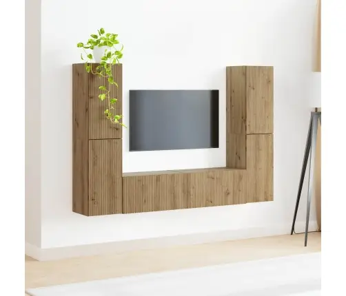 3 Pcs Artisānā Ozols Vidaxl