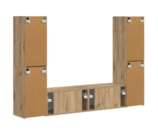 3 Pcs Artisānā Ozols Vidaxl