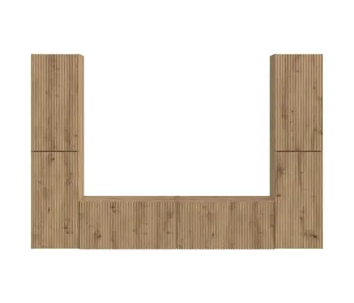 3 Pcs Artisānā Ozols Vidaxl