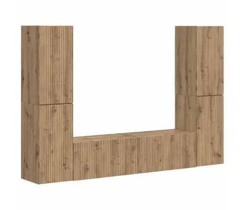 3 Pcs Artisānā Ozols Vidaxl