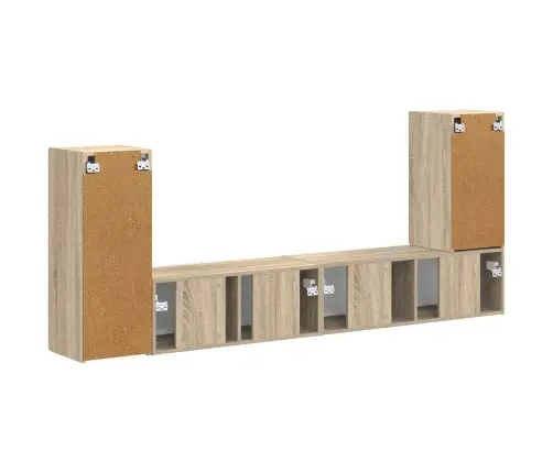 4 Pcs Sonoma Ozols Vidaxl