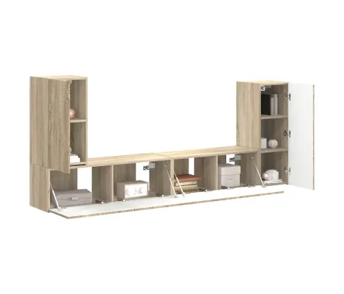 4 Pcs Sonoma Ozols Vidaxl