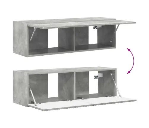 4 Pcs Betona Pelēks Vidaxl