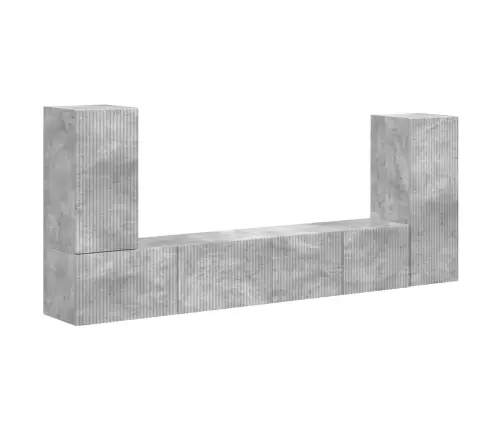 4 Pcs Betona Pelēks Vidaxl